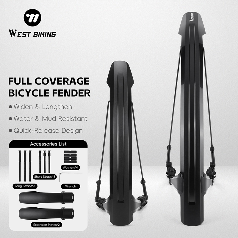 Bike Fender Set - WEST BIKING Bike Fender Set 2PCS