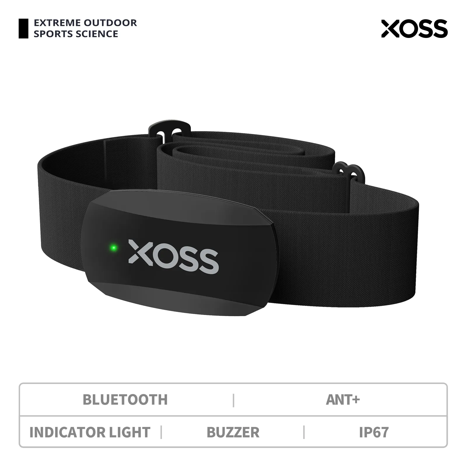 Cycling Heart Rate Monitor - XOSS X2 Chest Strap Heart Rate