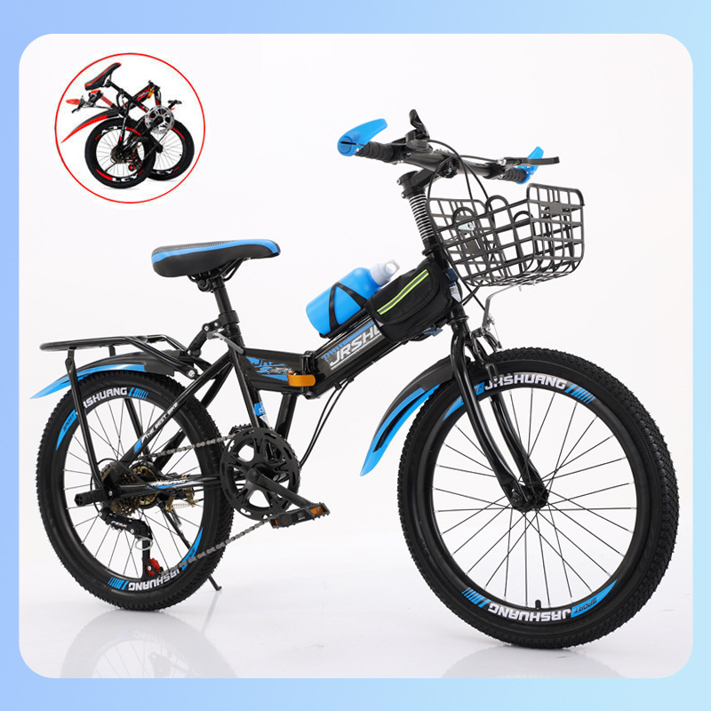 Cycling Low Gear - Folding Kids Mountain Bike 18/20/22/24 Inch