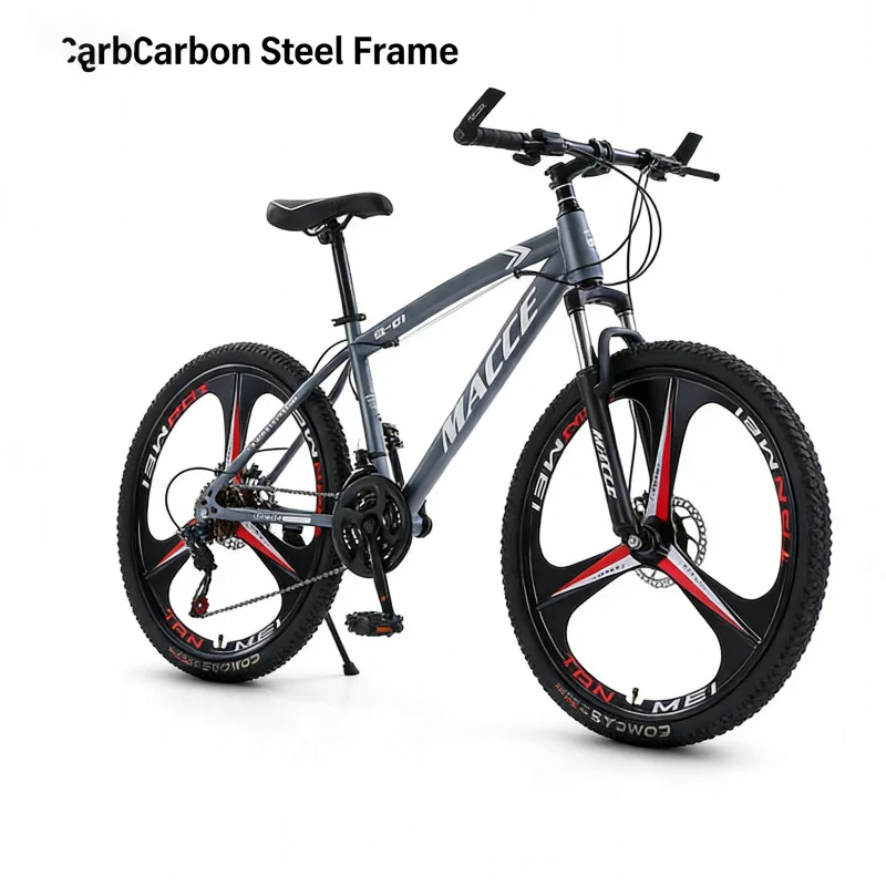 Cycling Low Gear - Gray 3-Blade High-End Mountain Bike 26-inch