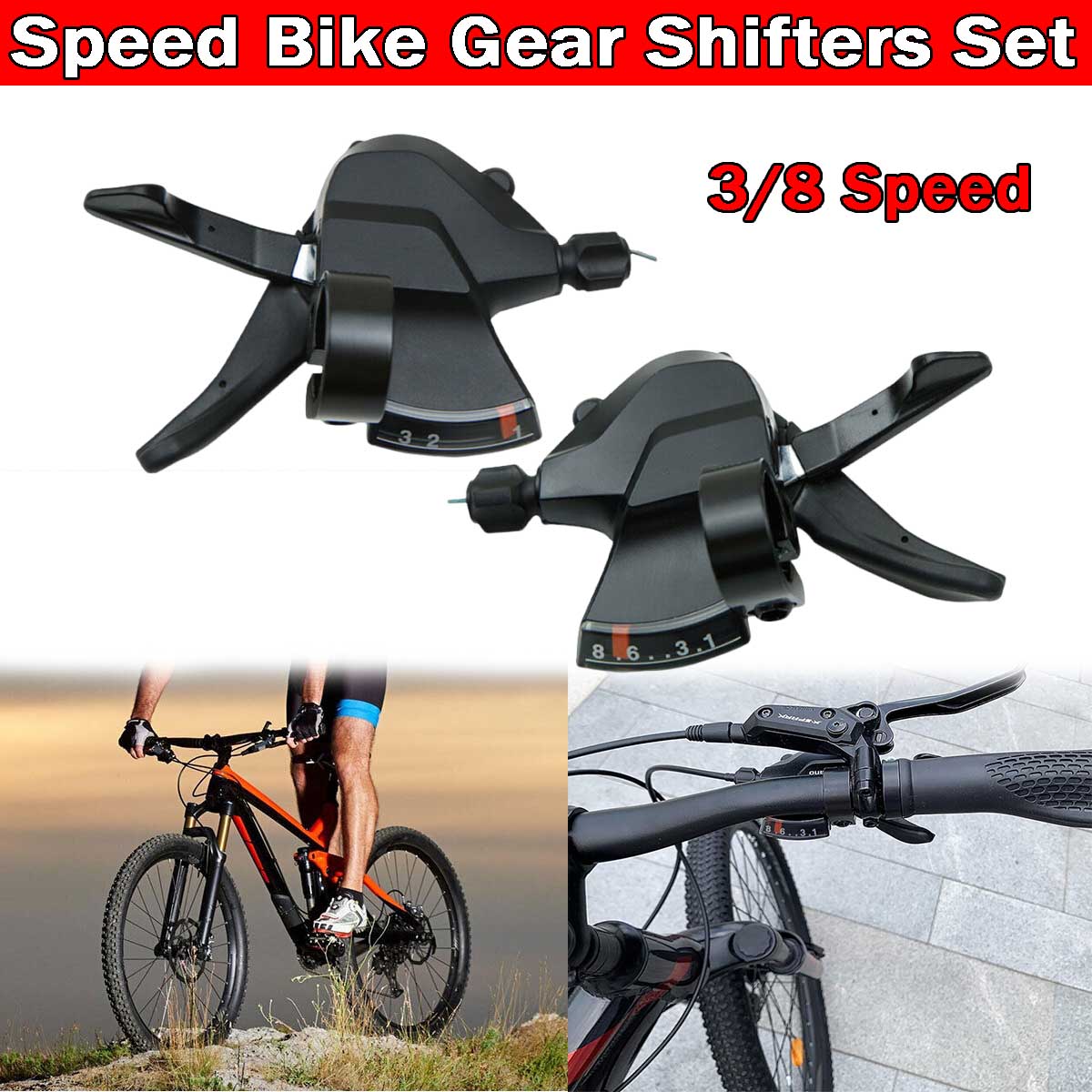 MTB Bike Gear Brake Levers Set - Cycling Gear Kit ulasan dan harga