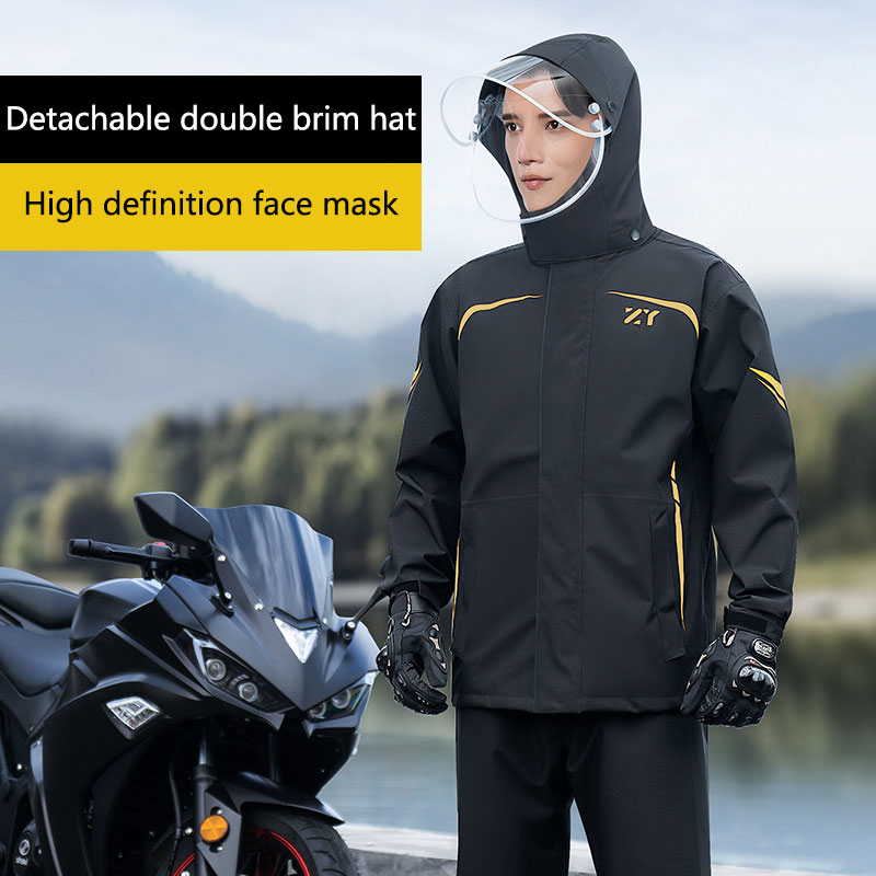 Motorcycle Spilt Raincoat Pant - Cycling Gear In Rain ulasan dan harga