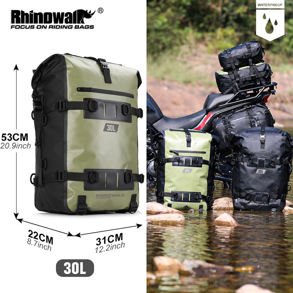 Rhinowalk Motorcycle Tail Bag  - Cycling Gear Backpack ulasan dan harga
