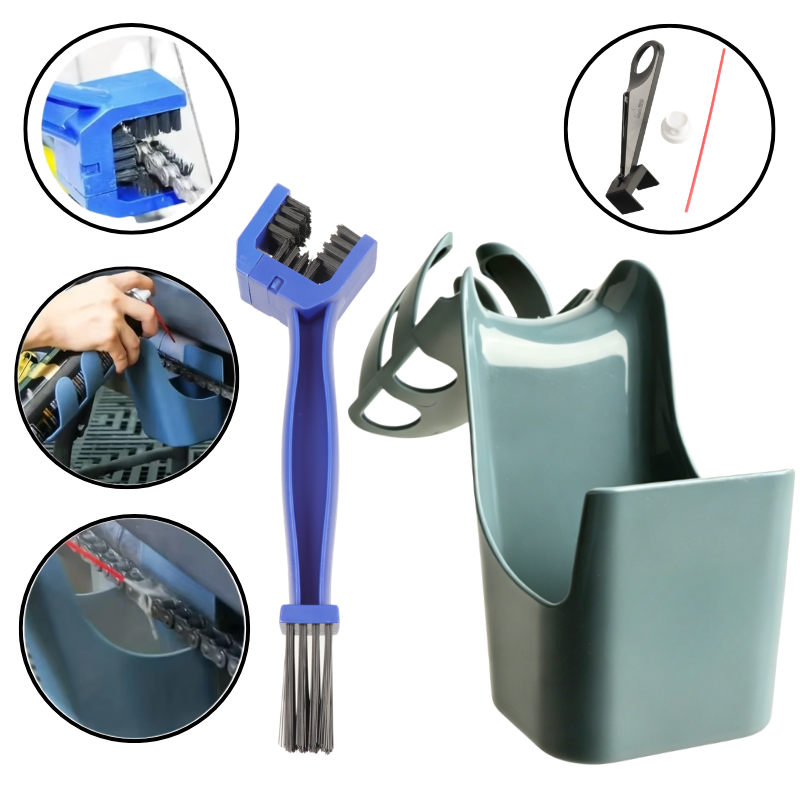 Motorcycle Chain Brush Kit wit - Cycling Gear Organiser ulasan dan harga