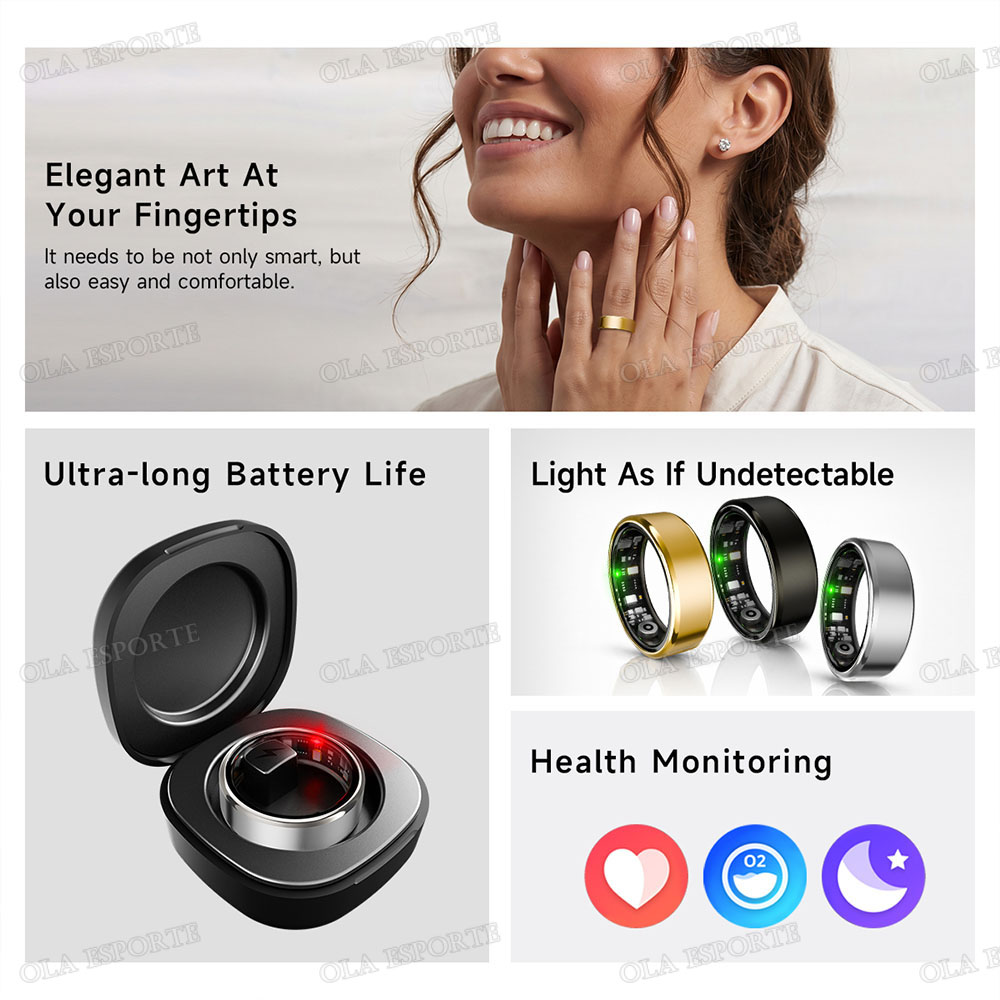 Smart Ring Health Tracker – He - Cycling Heart Rate Monitor ulasan dan harga