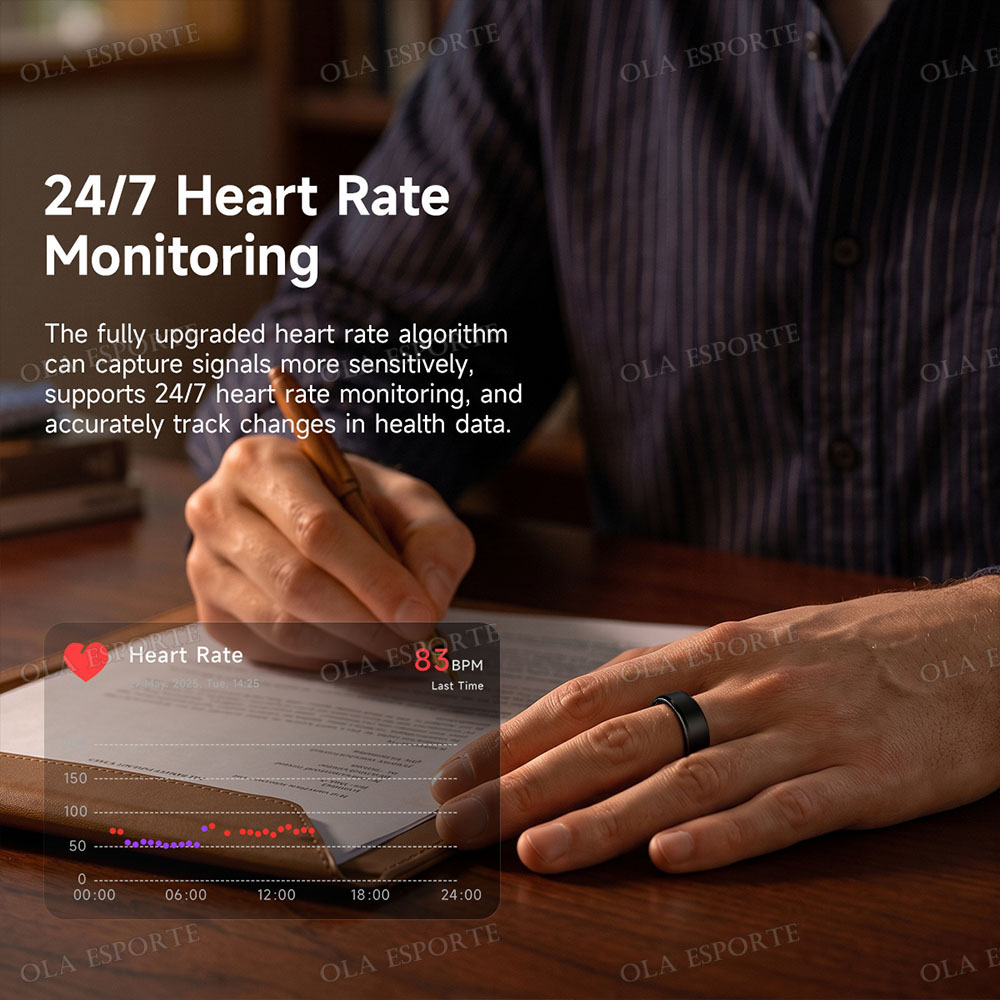 Smart Ring Health Tracker – He - Cycling Heart Rate Monitor ulasan dan harga