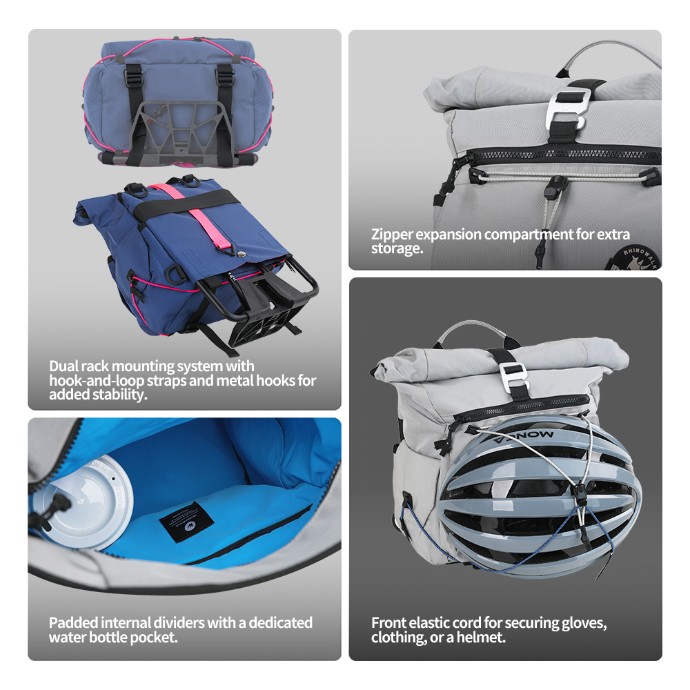 Rhinowalk Bicycle Handlebar Ba - Cycling Gear Backpack ulasan dan harga