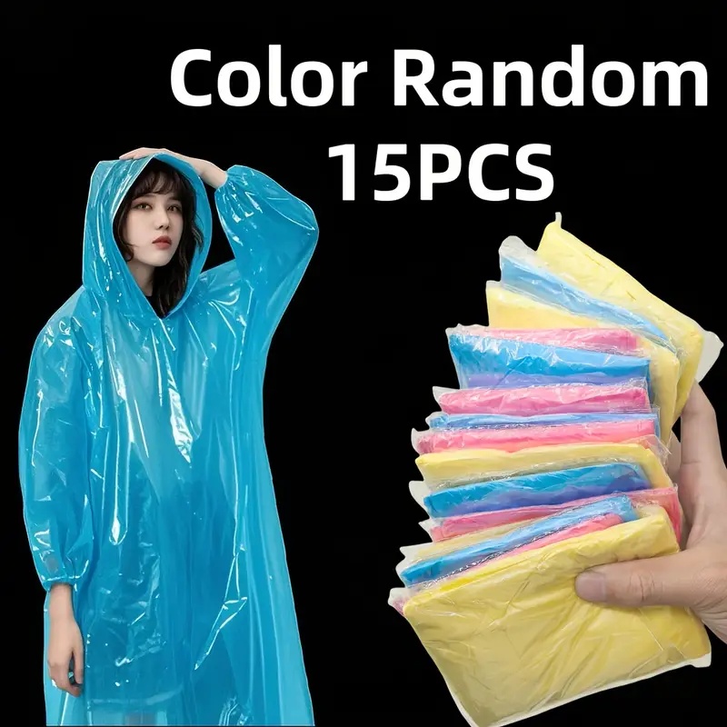 15/30Pcs Random Color Disposab - Cycling Gear In Rain ulasan dan harga