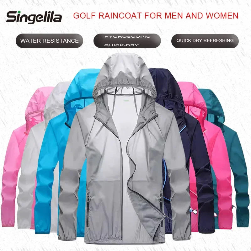Golf Raincoat Lightweight Jack - Cycling Gear In Rain ulasan dan harga