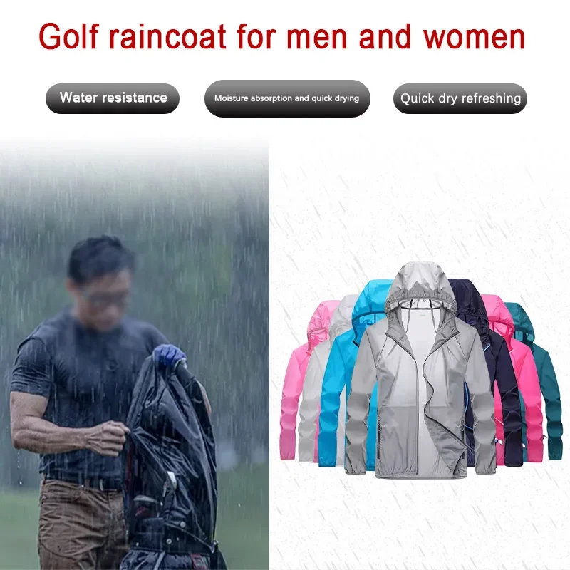 Golf Raincoat Lightweight Jack - Cycling Gear In Rain ulasan dan harga