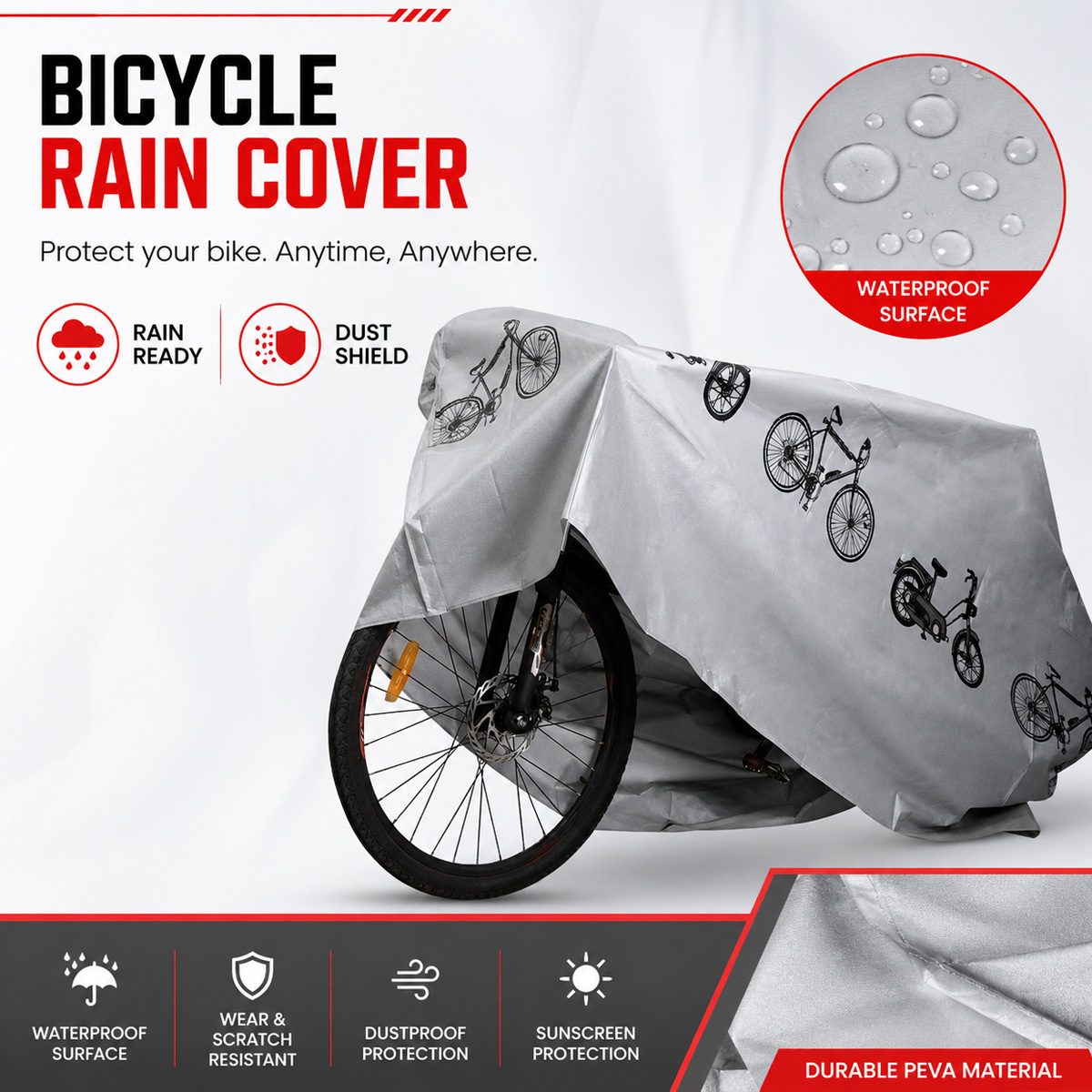 PINMOAP Universal Bicycle Rain - Cycling Gear In Rain ulasan dan harga