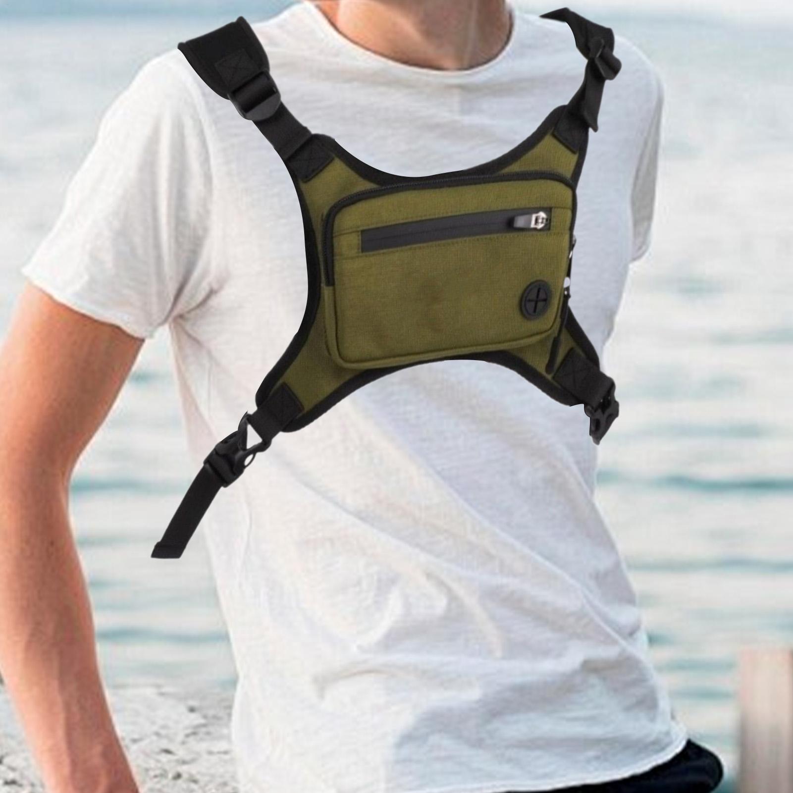 Running Chest Pack Hiking Ches - Cycling Gear Backpack ulasan dan harga