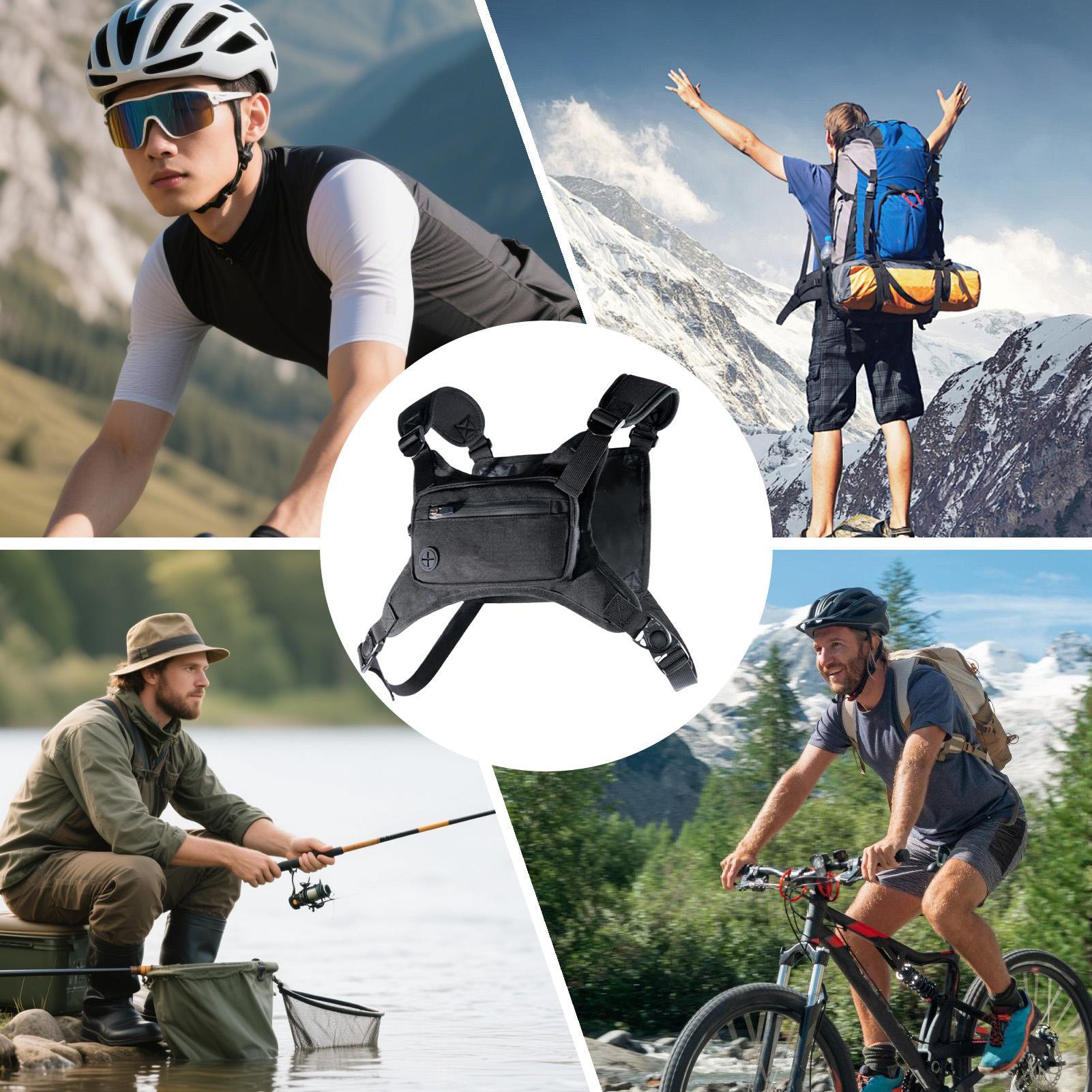 Running Chest Pack Hiking Ches - Cycling Gear Backpack ulasan dan harga