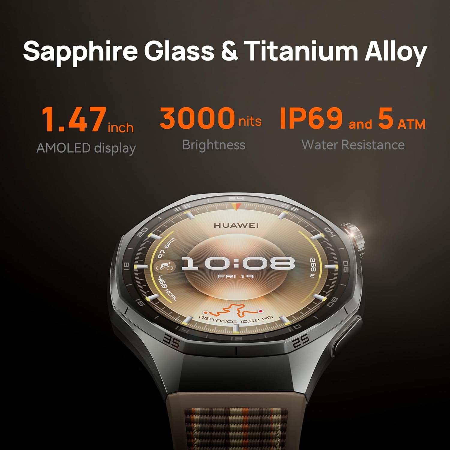 HUAWEI WATCH GT 6 Pro GPS Smar - Cycling Heart Rate Monitor ulasan dan harga