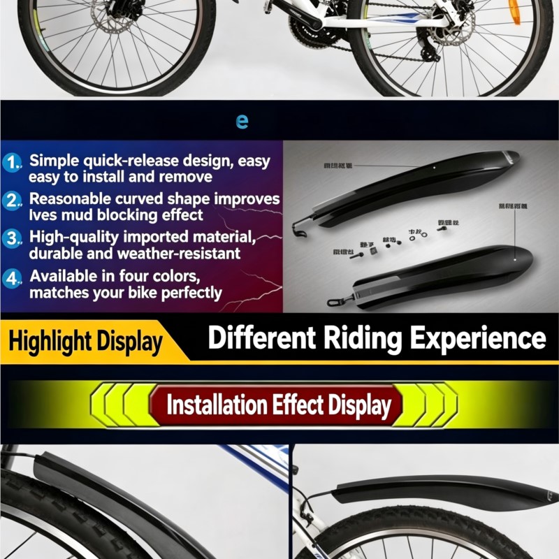Universal Quick Release Bike F - Bike Fender Set ulasan dan harga