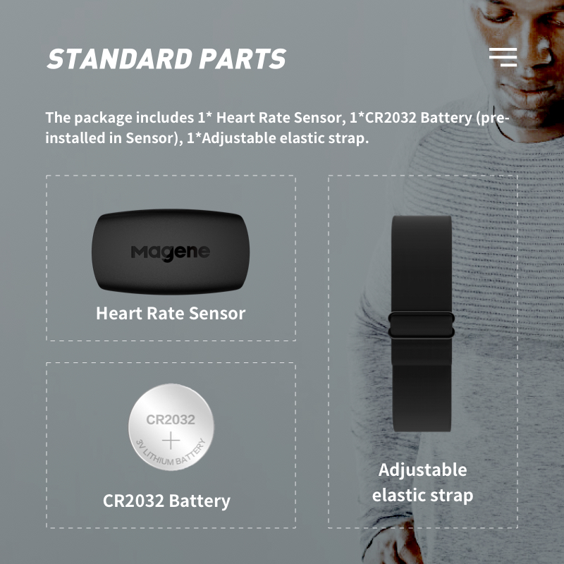 Magene NEW Model H64 Bluetooth - Cycling Heart Rate Monitor ulasan dan harga