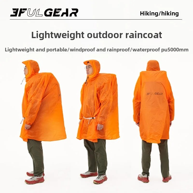 Ultralight Rain Poncho 3F UL G - Cycling Gear In Rain ulasan dan harga