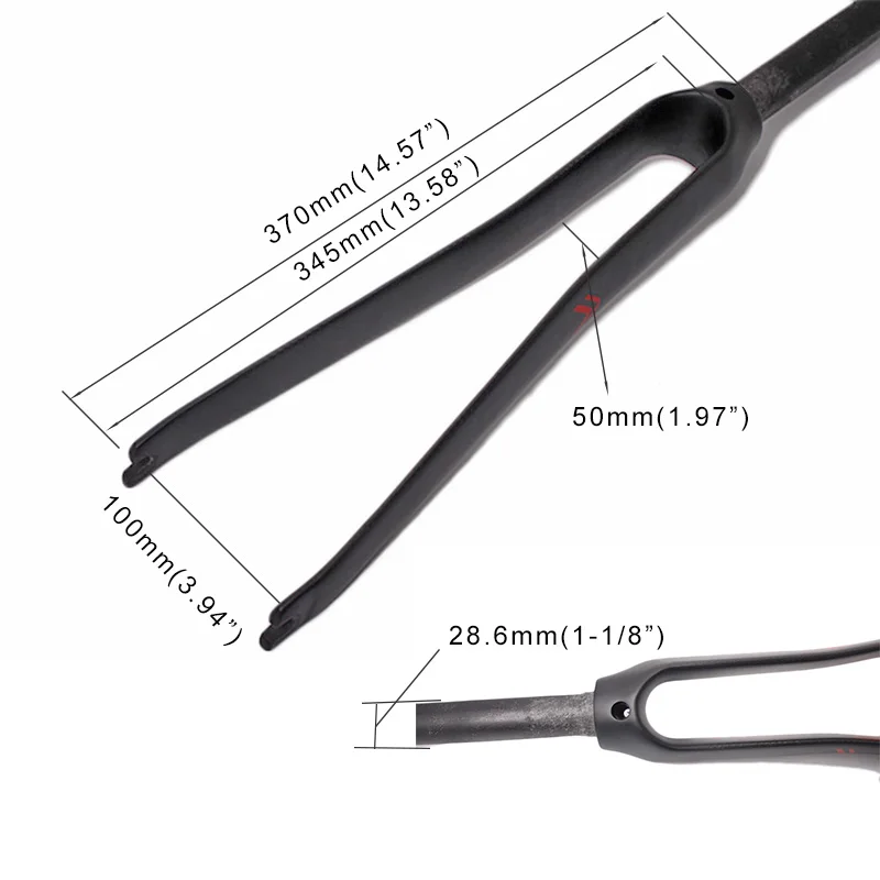 BUCKLOS 700C Road Bicycle Fork - Cycling Low Gear ulasan dan harga
