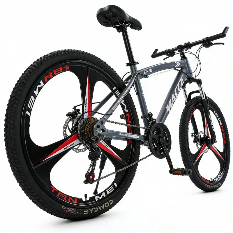 Gray 3-Blade High-End Mountain - Cycling Low Gear ulasan dan harga