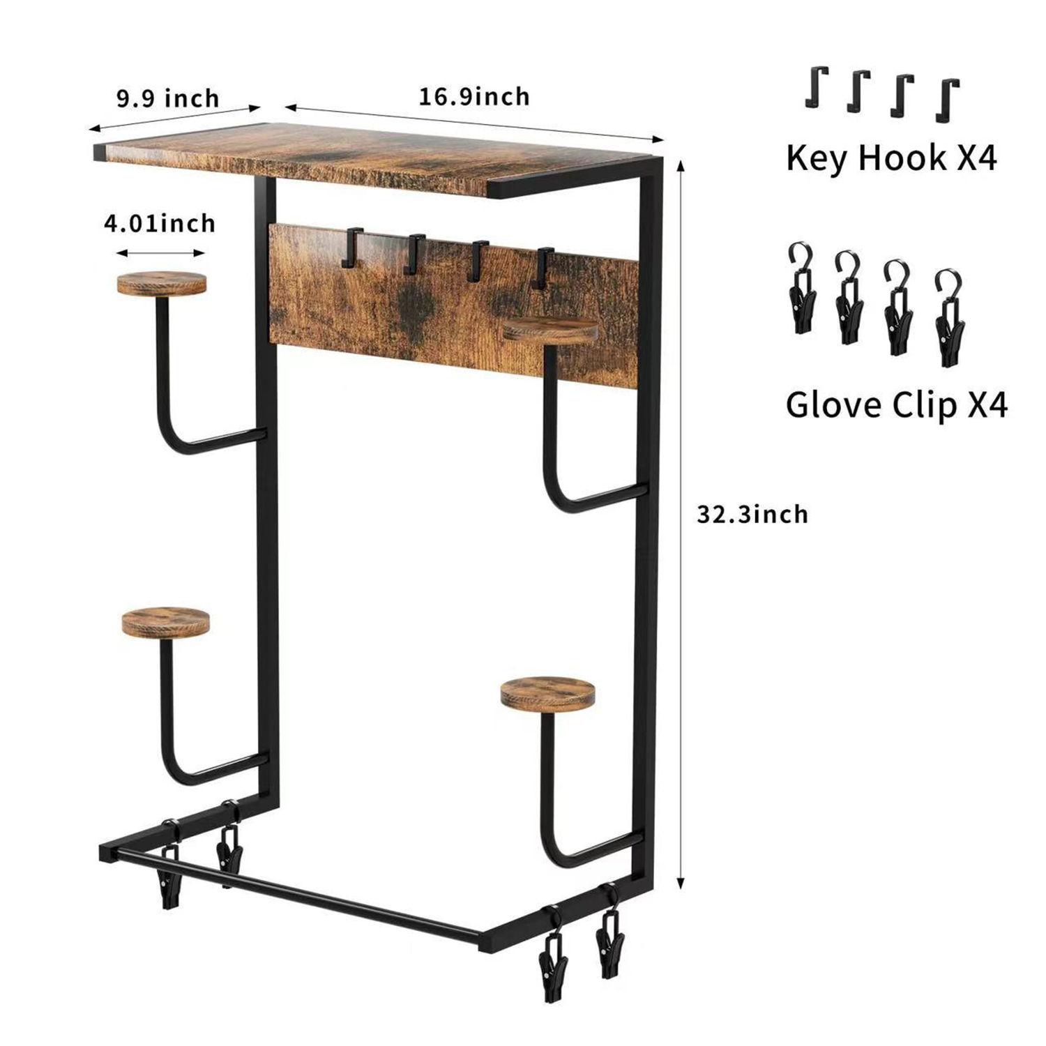 Motorcycle Helmet Holder, Wall - Cycling Gear Organiser ulasan dan harga