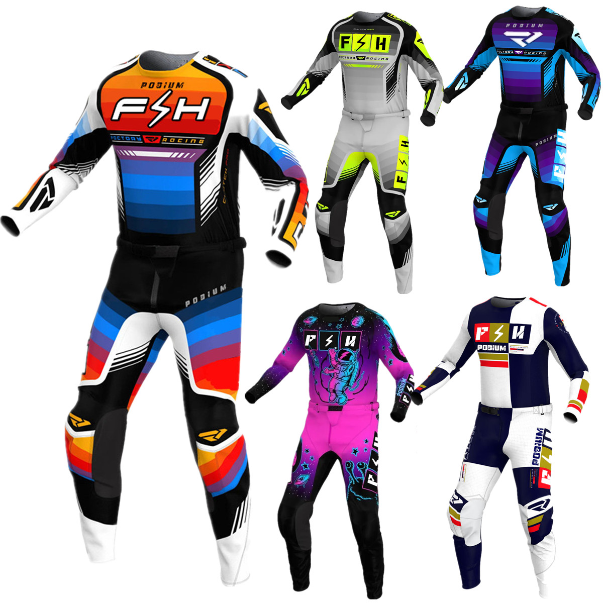 2024 FH Jersey Set  MX Gear Se - Cycling Gear Kit ulasan dan harga
