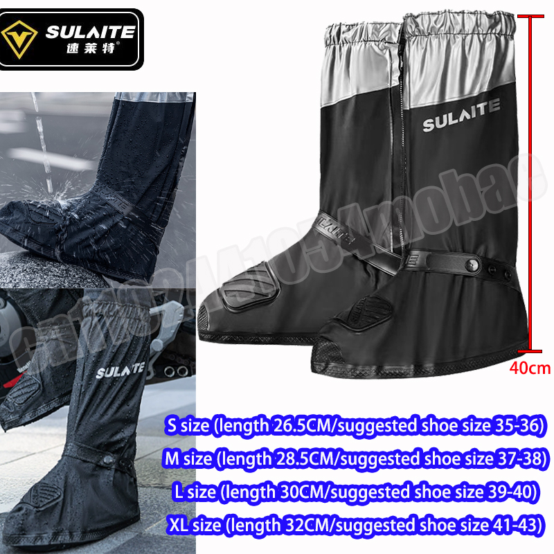 SULAITE Motorcycle Rain Boots  - Cycling Gear In Rain ulasan dan harga