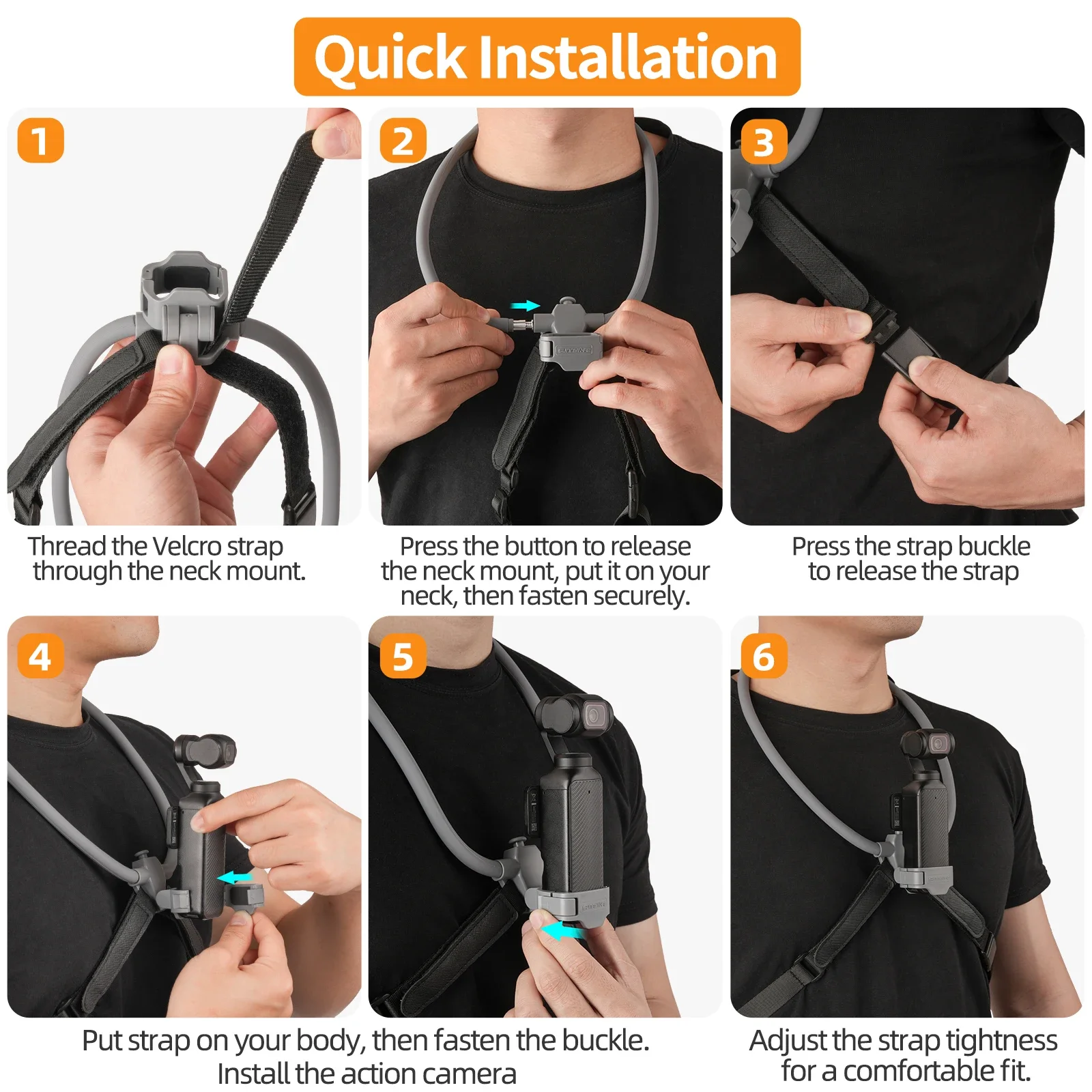 Neck Camera Holder、Wearable PO - Cycling Gear Bundle ulasan dan harga