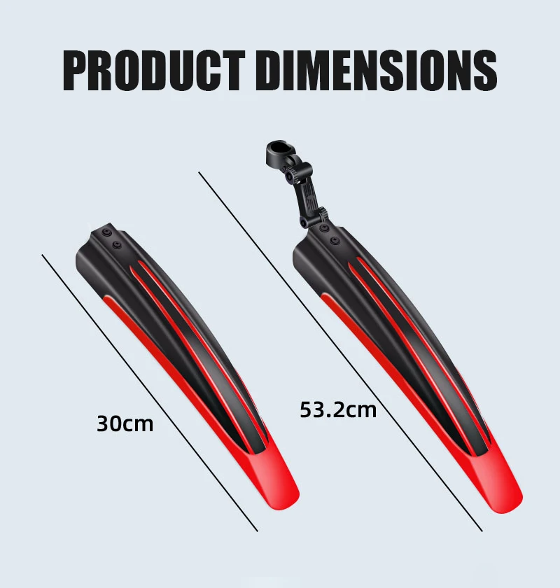 2pcs Bicycle Fenders Splash Fe - Bike Fender Set ulasan dan harga